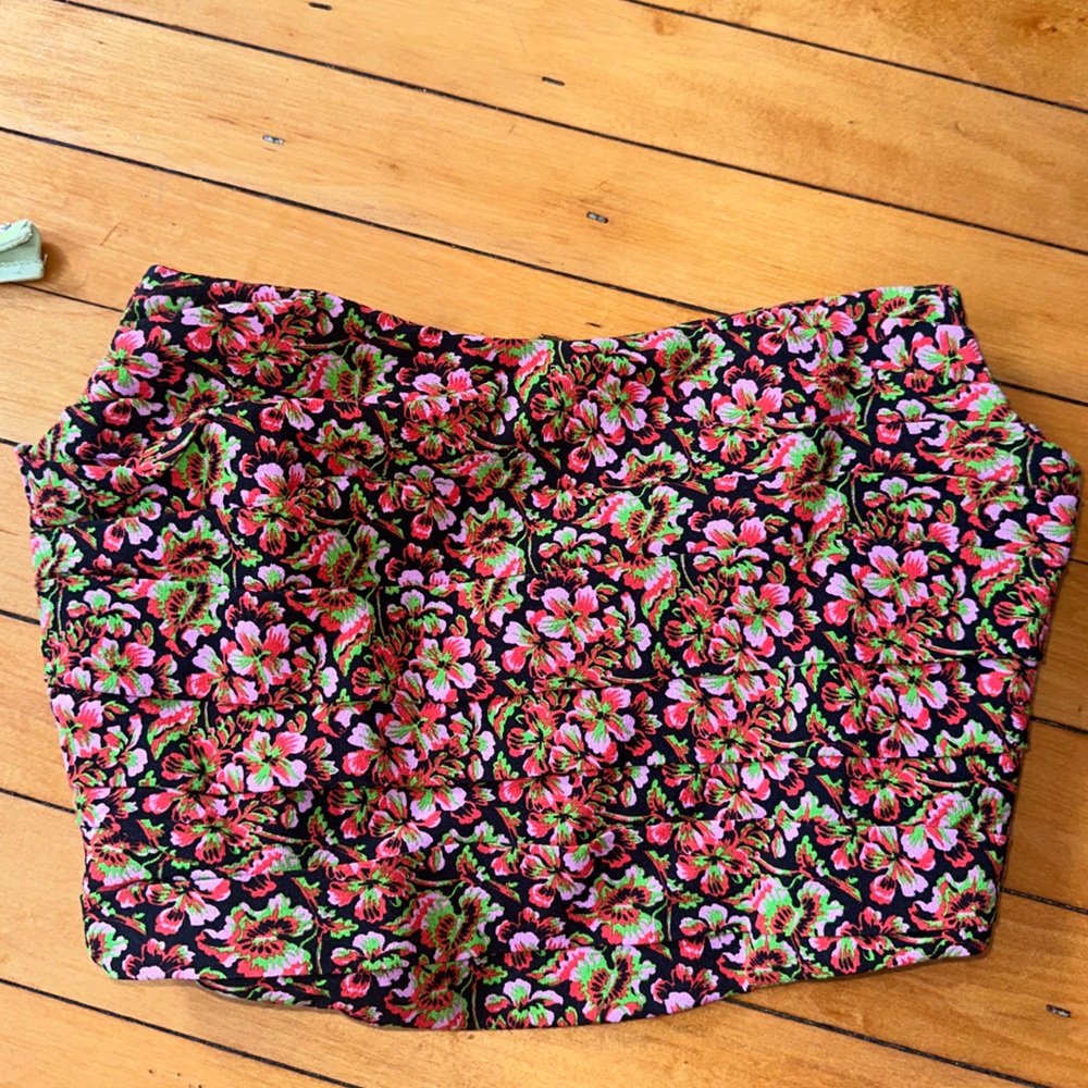 Floral zara corset top